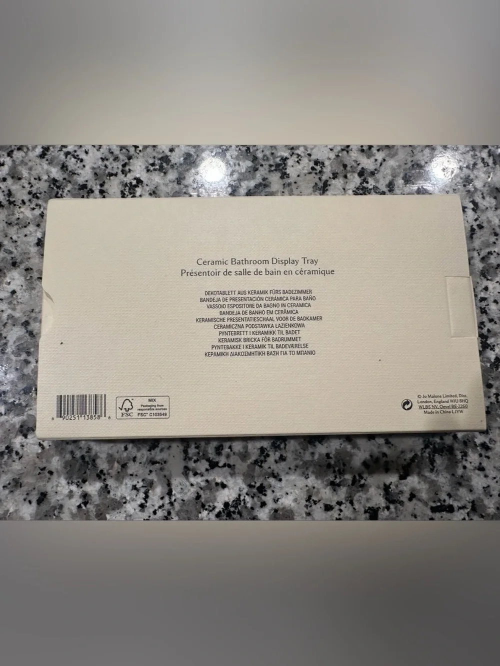$80!!! Jo Malone London Ceramic Bathroom Display Tray. FREE SHIPPING & BRAND NEW